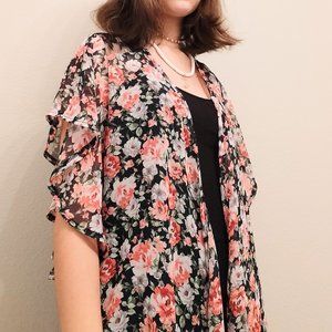 Floral Sheer Summer Top
